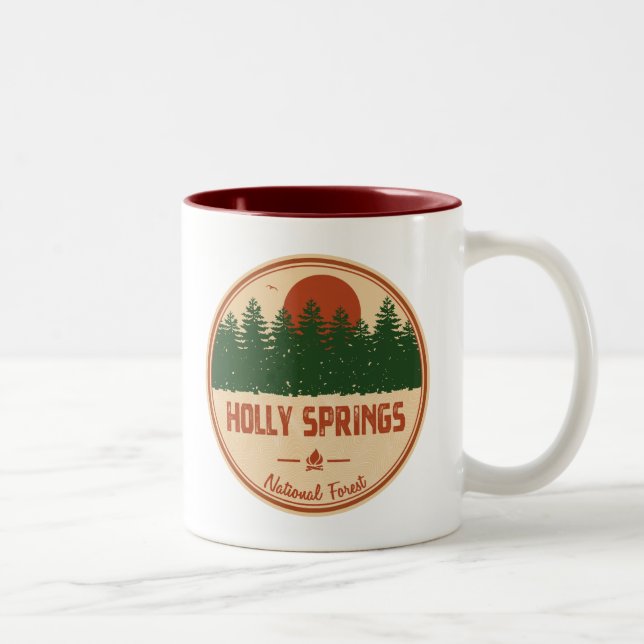 Holly Springs National Forest Two-Tone Coffee Mug (Right)
