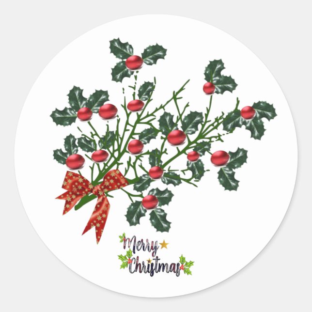 Holly  Sticker  (Front)