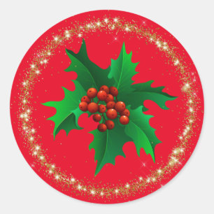 Holly Stickers