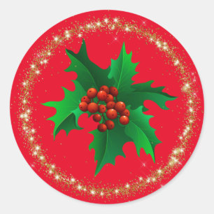 Holly Stickers