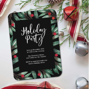 Holly Surround Holiday Party Menu