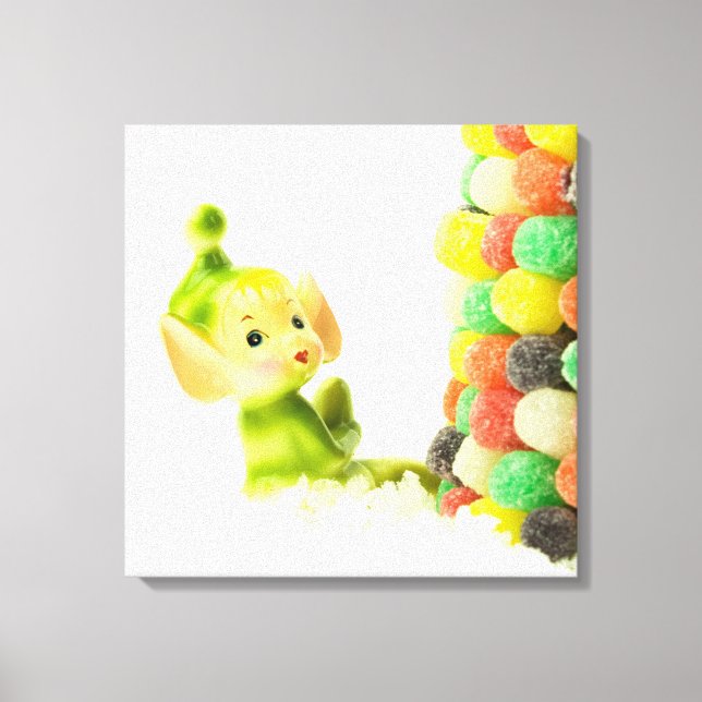 Holly the Pixie Elf Canvas Print (Front)