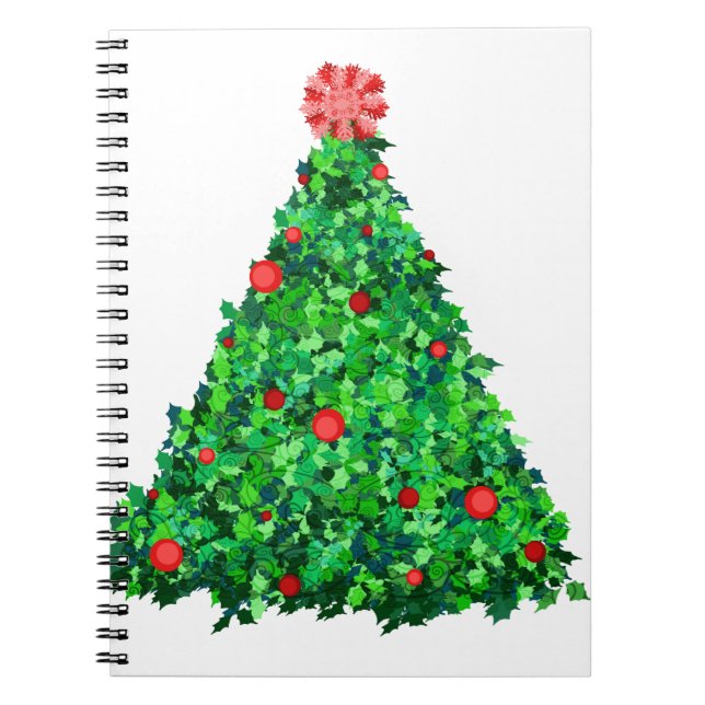 Holly Tree Spiral Notebook (Front)