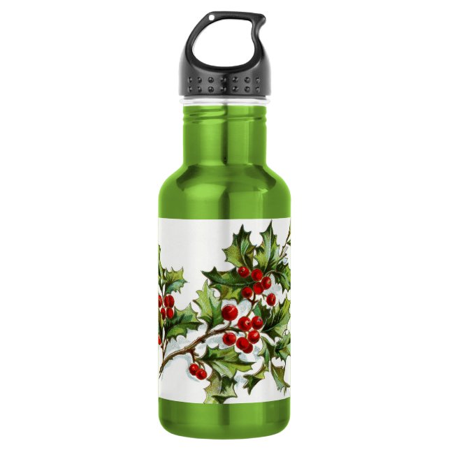 HollyBerries20150801 532 Ml Water Bottle (Front)