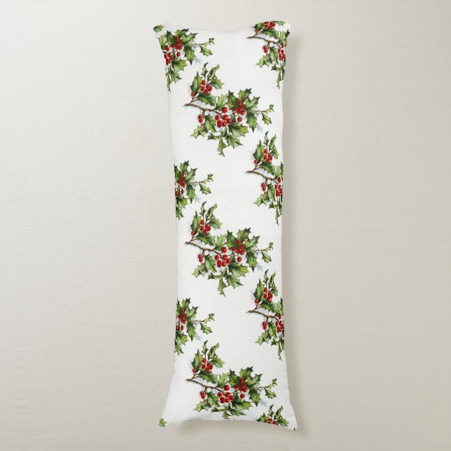 HollyBerries20150801 Body Cushion (Front Vertical)