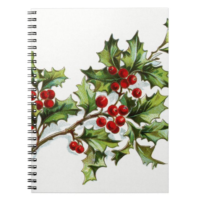 HollyBerries20150801 Spiral Notebook (Front)