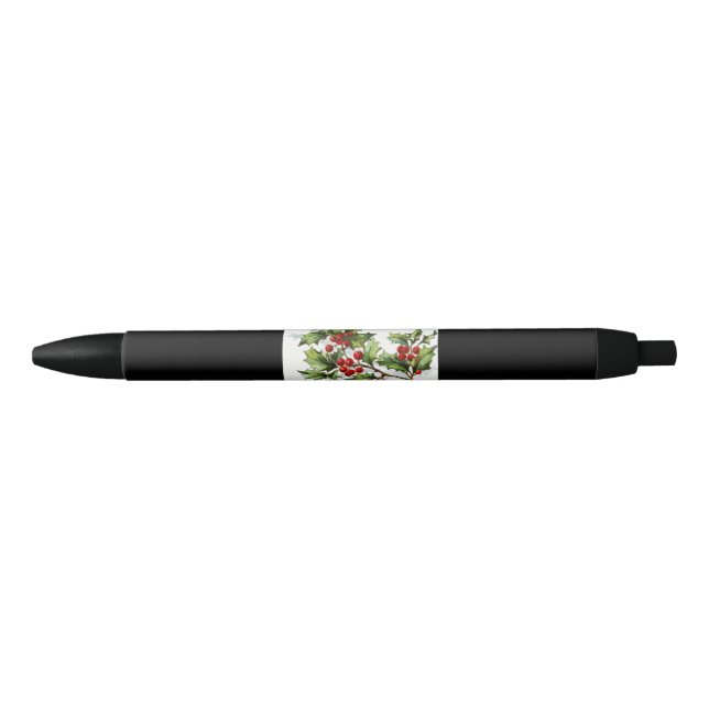 HollyBerries20150802 Black Ink Pen (Front)