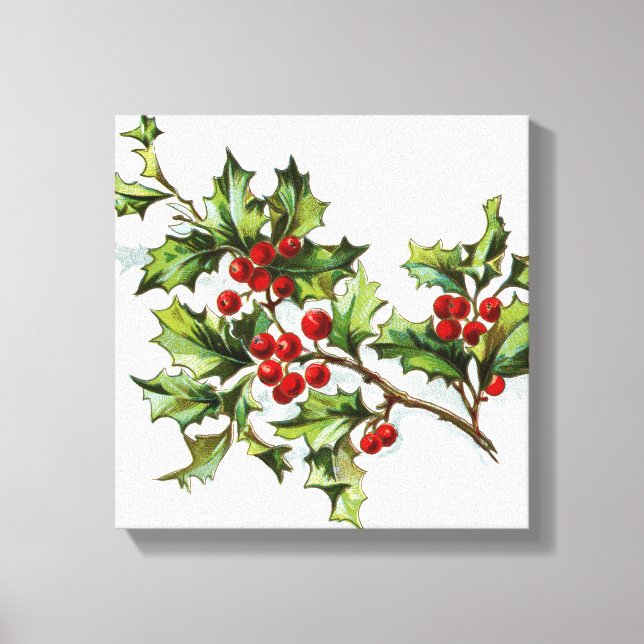 HollyBerries20150802 Canvas Print (Front)