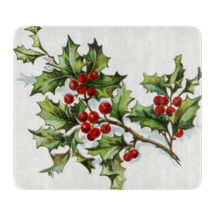 HollyBerries20150802 Cutting Board