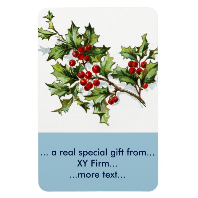 HollyBerries20150802 Magnet (Vertical)