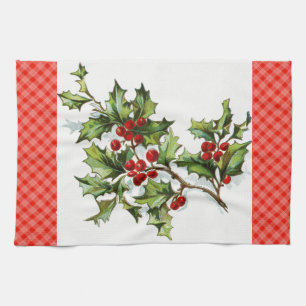 HollyBerries20150802 Tea Towel
