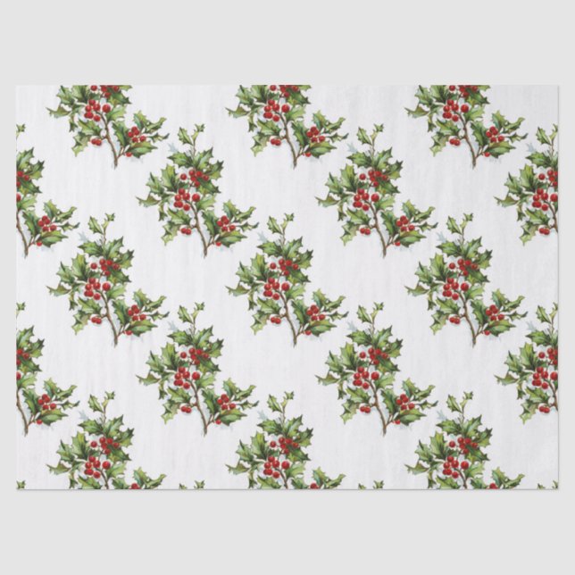 HollyBerries20150802 Tissue Paper (Front)