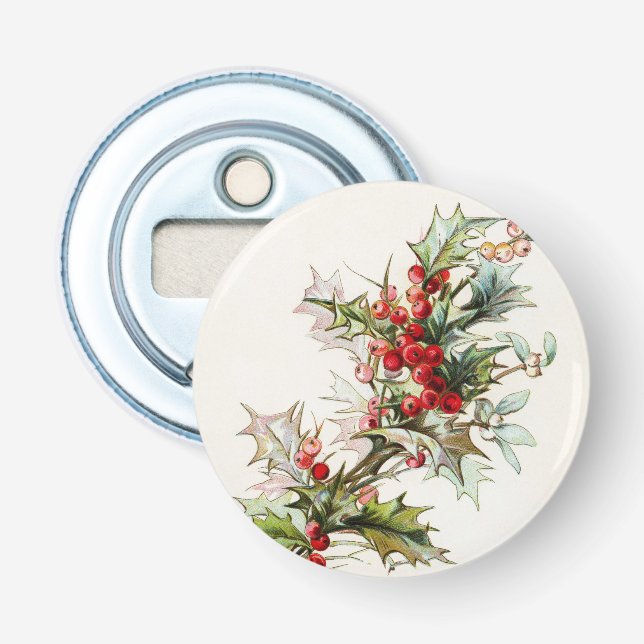HollyBerries 003 Bottle Opener (Front)
