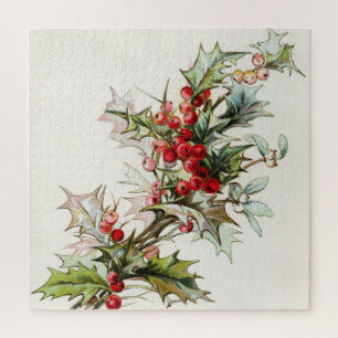 HollyBerries 003 Jigsaw Puzzle