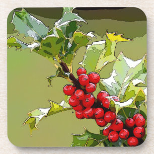 HollyBerries 005 Coaster
