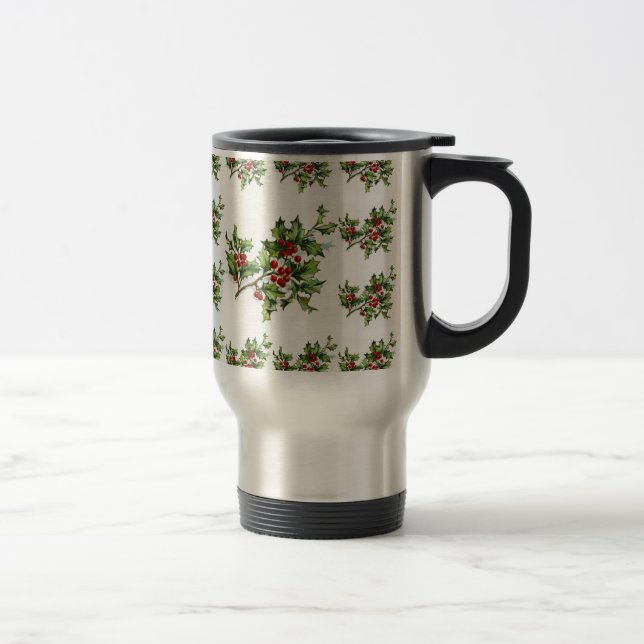HollyBerries 014 Travel Mug (Right)