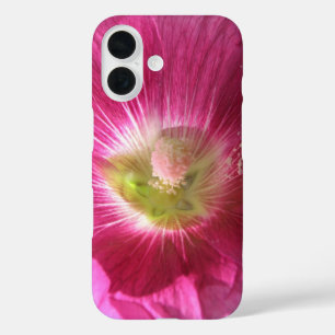 Hollyhock deep Pink iPhone 16 Case