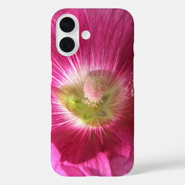 Hollyhock deep Pink Case-Mate iPhone Case (Back)