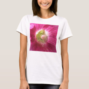Hollyhock Deep Pink Ladies T Shirt