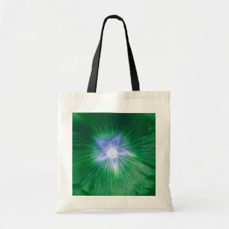 Hollyhock Flower Gorgeous Green Budget Tote bag