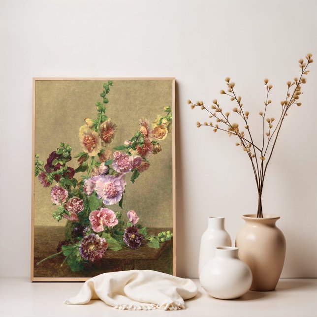 Hollyhocks Poster (Creator Uploaded)