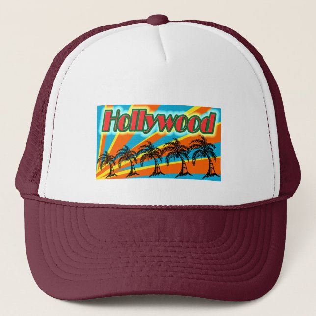 Hollywood 5 Palm Trees Hat (Front)