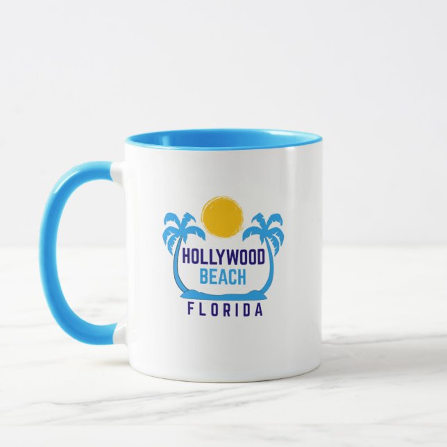Hollywood Beach Florida Coffee Mug (Left)