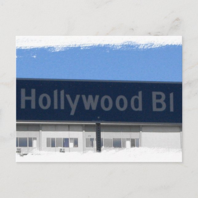 Hollywood Blvd Postcard (Front)