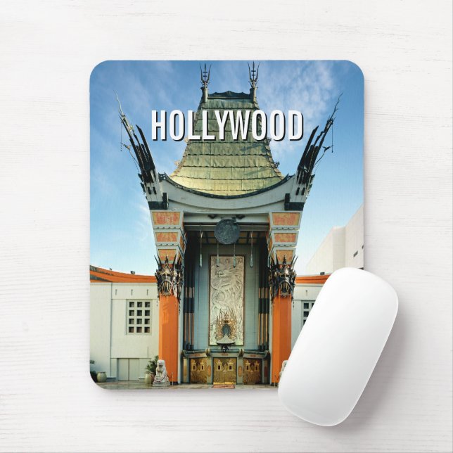 Hollywood Boulevard Grauman's Chinese Mouse Pad (With Mouse)