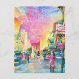 Hollywood Boulevard Postcard