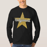 Hollywood Boulevard Script and Star T-Shirt