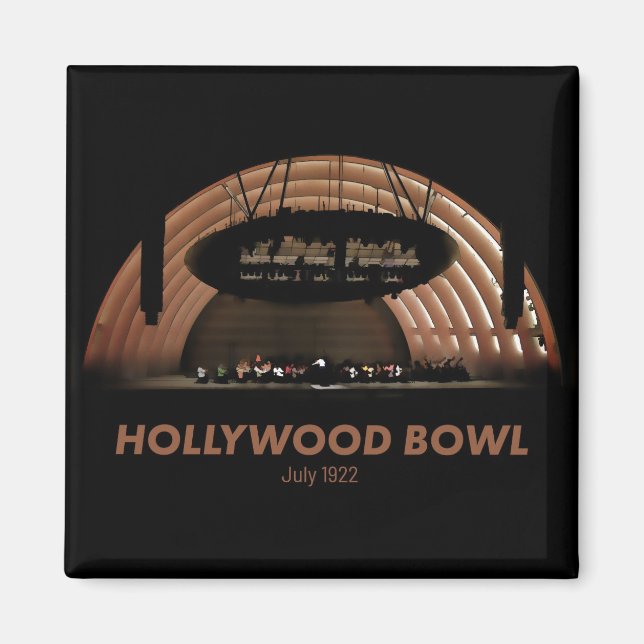 Hollywood Bowl Magnet (Front)