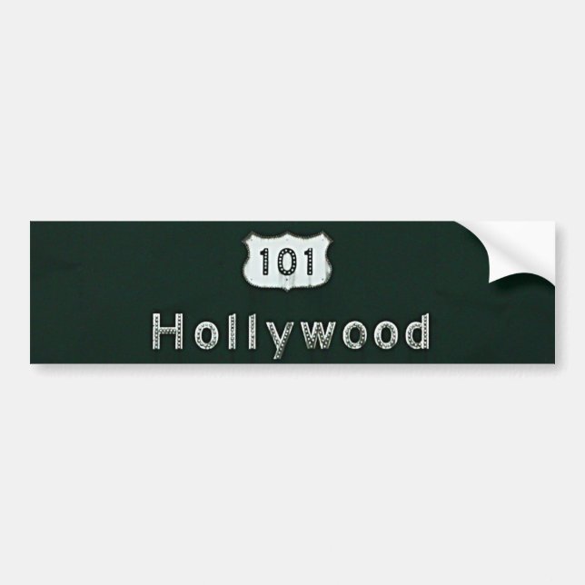 Hollywood Bumper Sticker (Front)