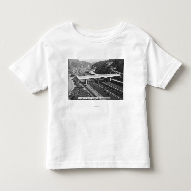Hollywood, CA Cahuenga Pass Freeway View Toddler T-Shirt (Front)