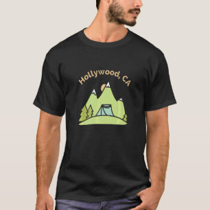 Hollywood Ca Mountains Hiking Climbing Camping & O T-Shirt
