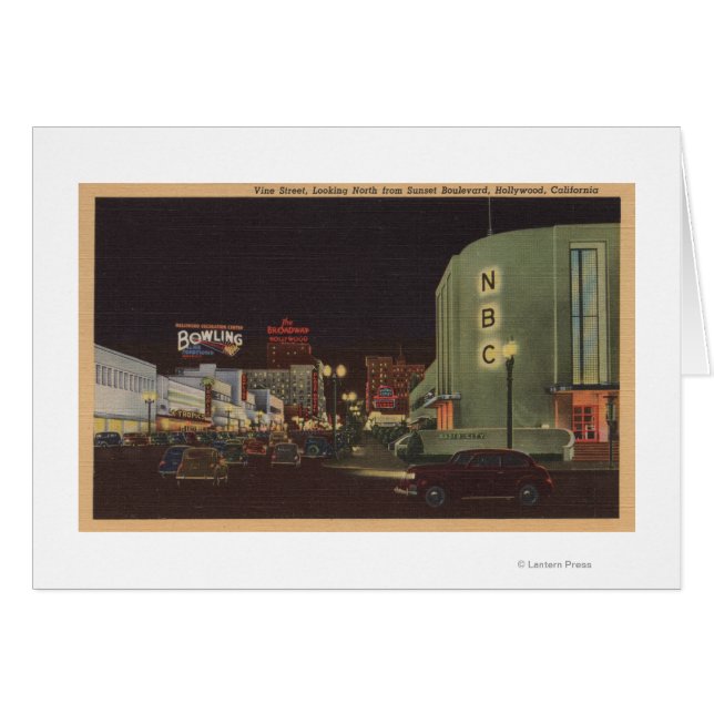 Hollywood, CA - Vine Street from Sunset (Front Horizontal)