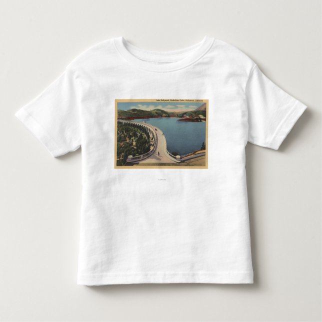 Hollywood, CALake Hollywood & Mulholland Drive Toddler T-Shirt (Front)