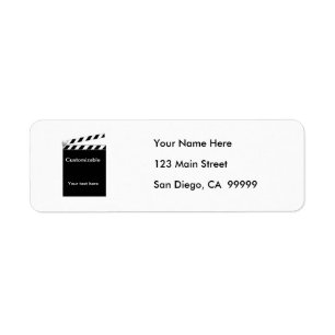 Hollywood Clapper Board Customisable