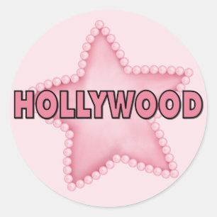 Hollywood Classic Round Sticker