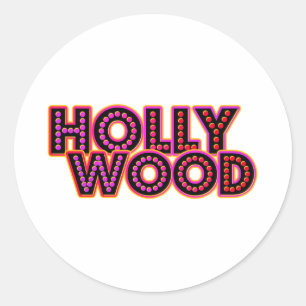 Hollywood Classic Round Sticker