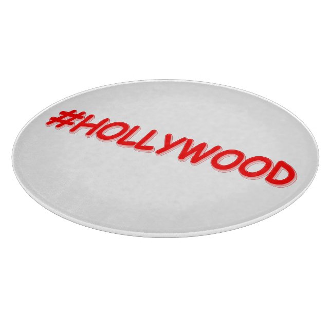 "#HOLLYWOOD" Cute Design. Buy Now Cutting Board (Corner)