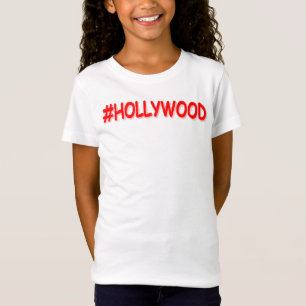 "#HOLLYWOOD" Cute Design. Buy Now T-Shirt