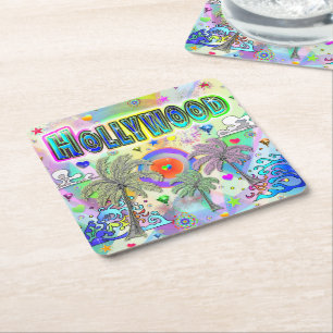 Hollywood Deep Dream Coaster
