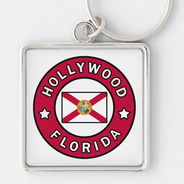 Hollywood Florida Key Ring (Front)