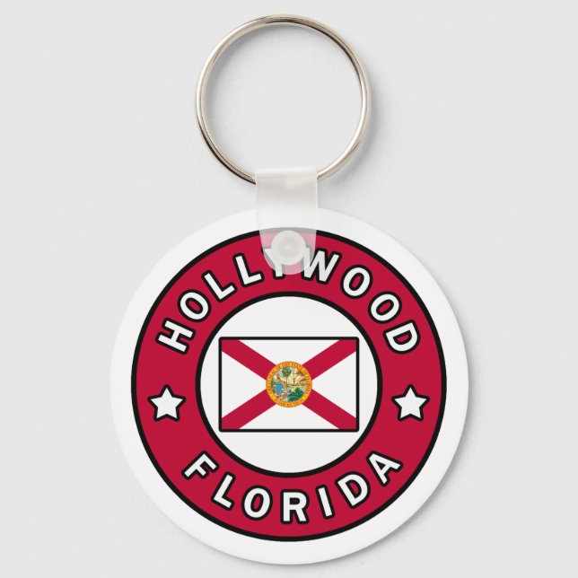 Hollywood Florida Key Ring (Front)