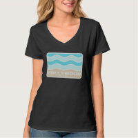 Hollywood Florida Retro FL Waves Beach Souvenir