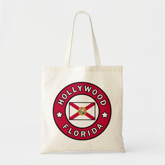 Hollywood Florida Tote Bag (Front)