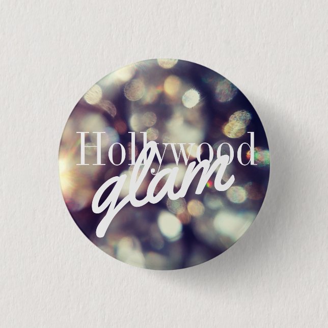 Hollywood Glam 3 Cm Round Badge (Front)