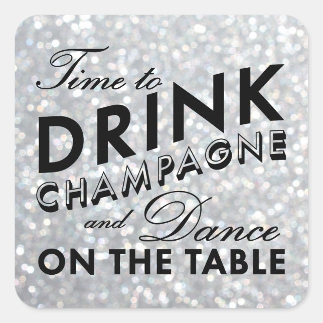 Hollywood Glam Sticker (Front)