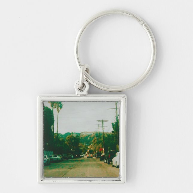 Hollywood Hills Key Ring (Front)